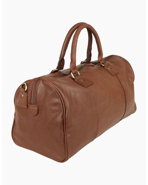 Lakeland Leather Brown Explorer Medium Holdall