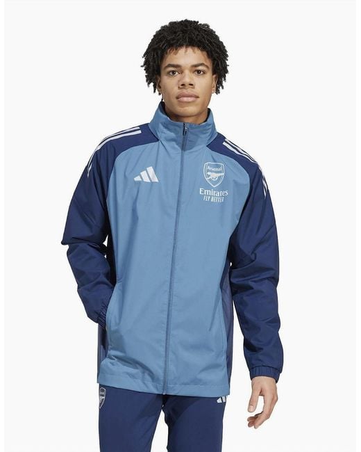 Adidas Blue Afc Aw Jkt for men