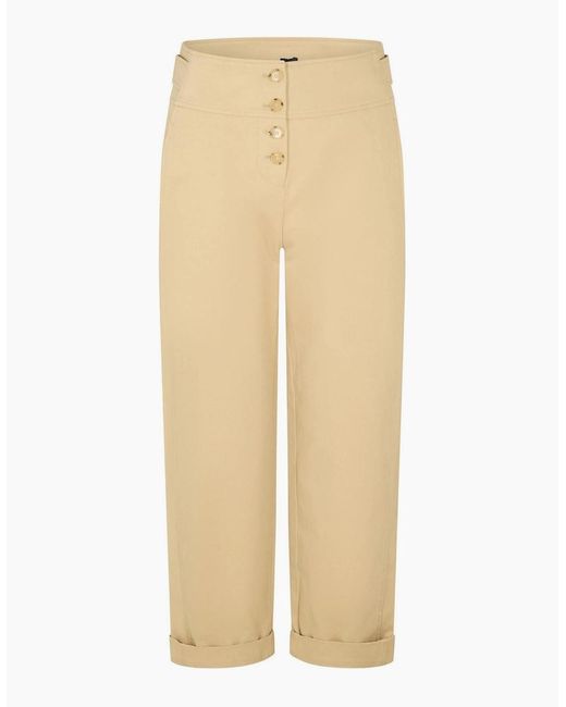Boss Natural W 10269210 01 Straight Leg Trousers