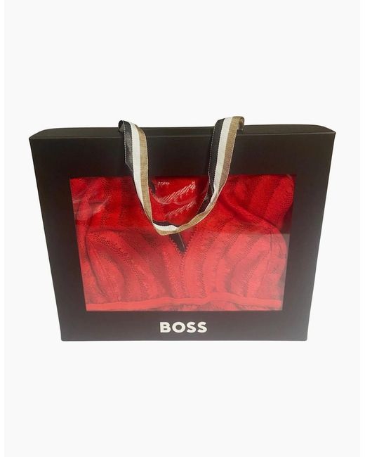 Boss Red Luxe Vest & Thong Gift Set