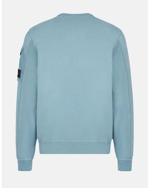 Stone Island Blue Compass 6100015 Sweatshirt for men