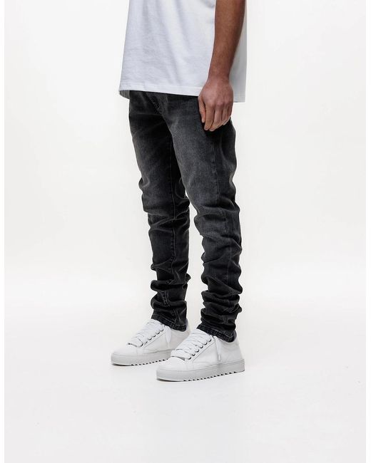 Magrit Black Dawn Slim Jeans for men