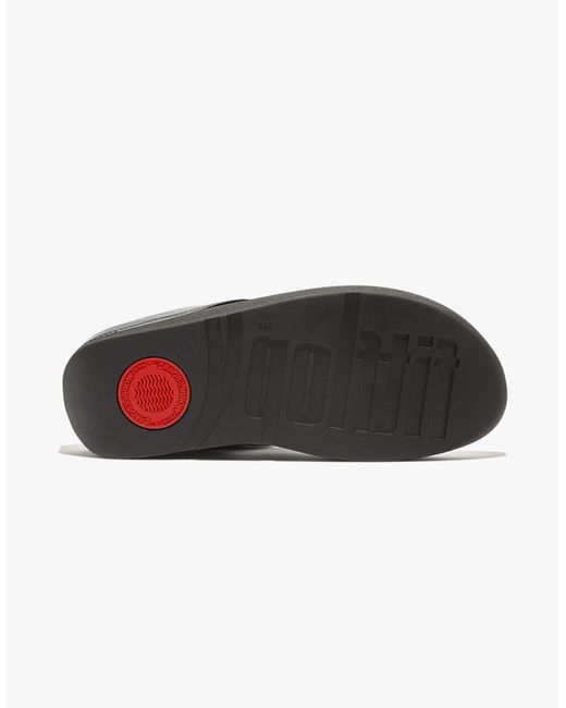 Fitflop Halo Bead-Circle Metallic Toe Post Pewter
