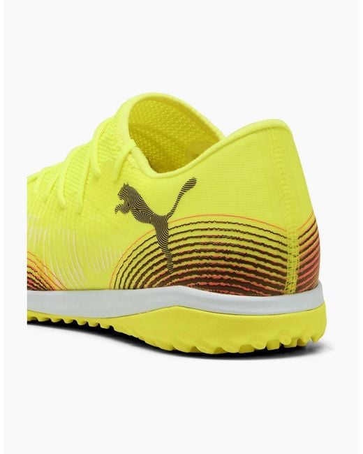 PUMA Yellow Future 8 Match Low Tt Astro Turf Football Boots for men