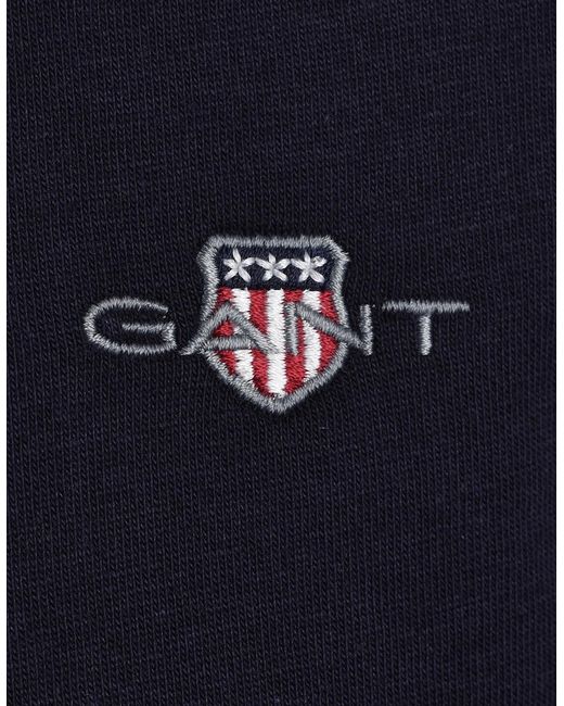 Gant Blue Reg Shield Ss T-Shirt Evening for men