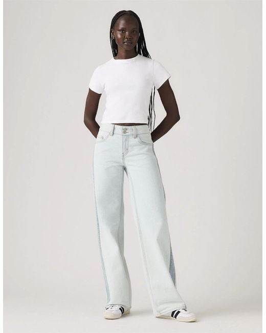 Levi's Blue Levi's Low Rise Wide Leg Jeans