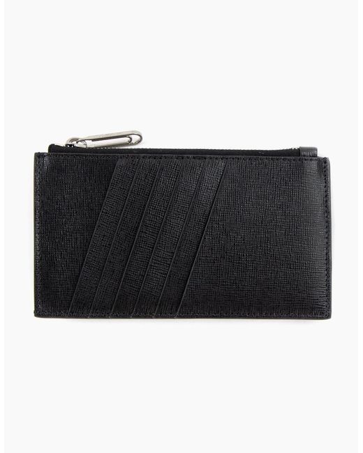 Off-White c/o Virgil Abloh Black Off Binder Card Case for men
