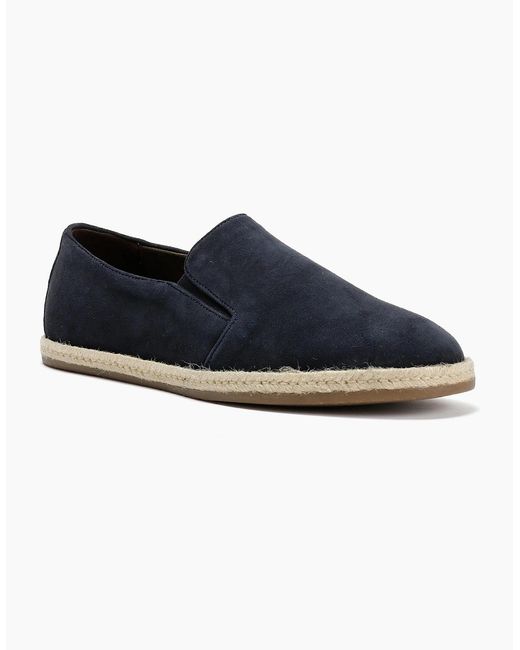 Hudson Blue Havana Suede Espadrilles for men
