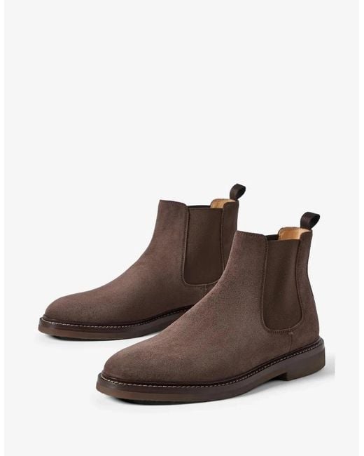Brunello Cucinelli Brown Suede Ankle Boots for men