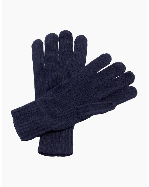 Regatta Blue Knitted Winter Gloves
