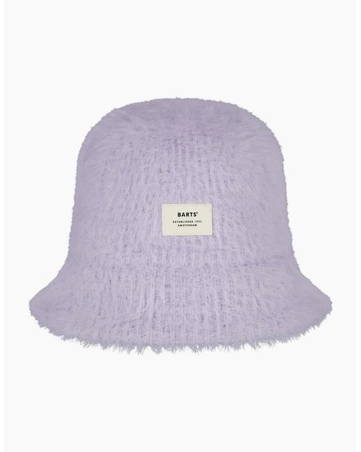 Barts Purple Saraah Faux Fur All Round Visor Winter Bucket Hat