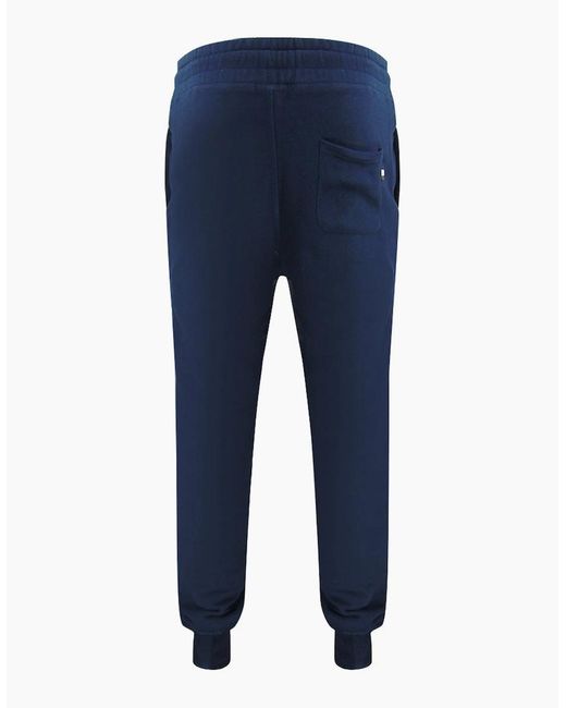 Aquascutum Blue Active Basic Rib Track Pant Sweatpants for men