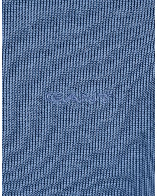Gant Blue Sacker Rib Half Zip for men