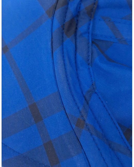 Burberry Blue Ekd Applique Baseball Cap for men