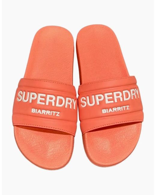 Superdry Orange Destination Pool Slides