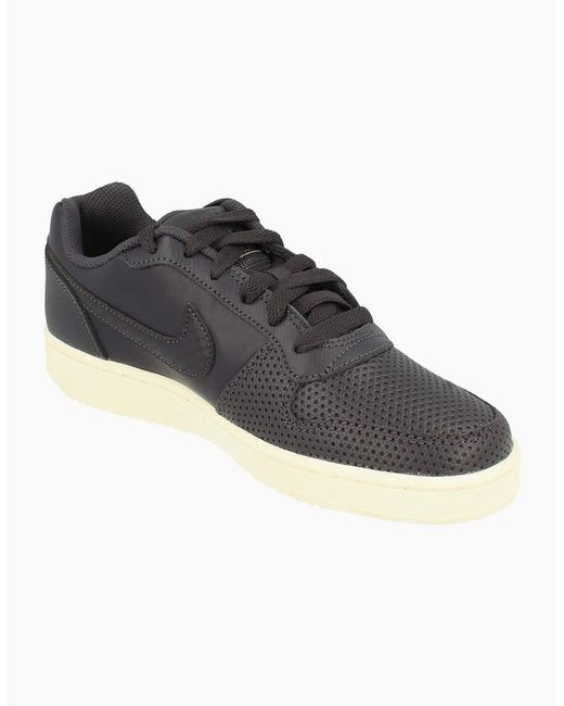 Nike Black Ebernon Low Prem Trainers Aq2232 002