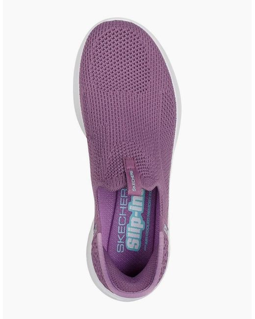 Skechers Purple Ultra Flex 3.0 Easy Win 150450-Pur Slip On Shoes