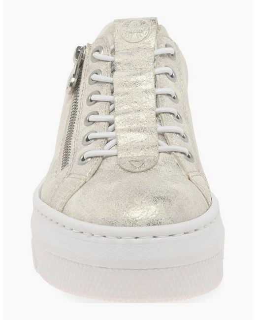 Rieker White Fascinate Trainers