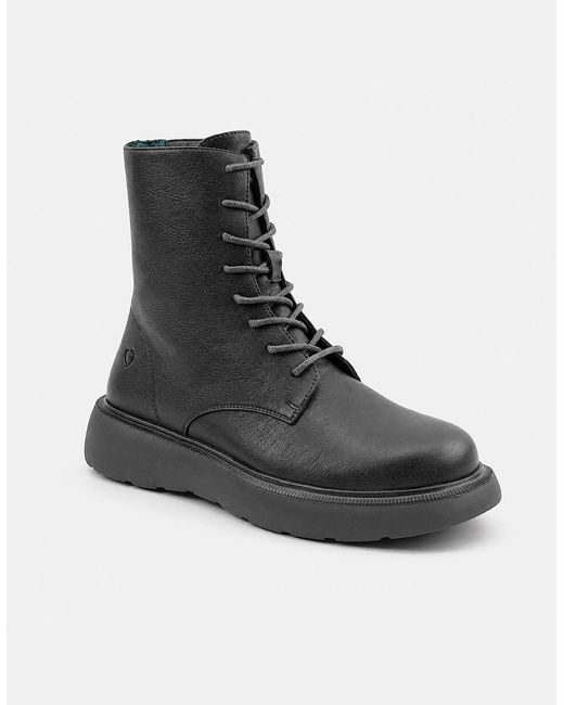 Heavenly Feet Black Fern Ankle Boots