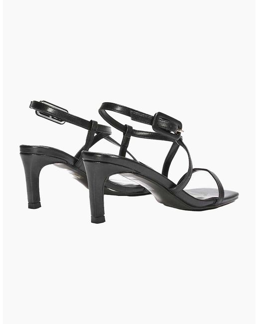 XY London Metallic Ladies Gabriella Adjustable Strap Sandals