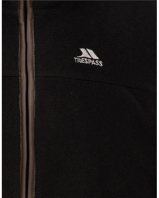 Trespass Black Bernary Fleece Gilet for men