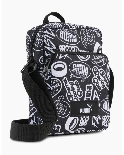 PUMA Gray Academy Aop Portable Cross Body Bag for men