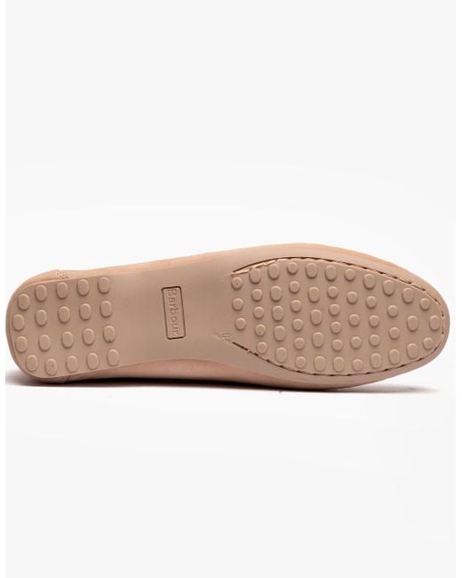 Barbour Pink Astrid Buckle Loafers