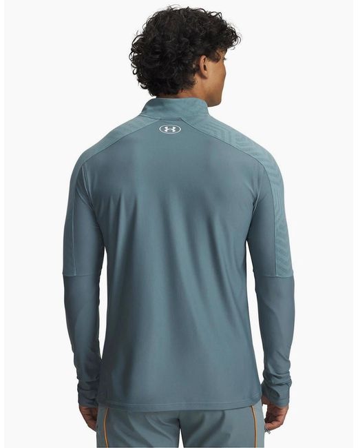 Under Armour Blue Drill Top for men