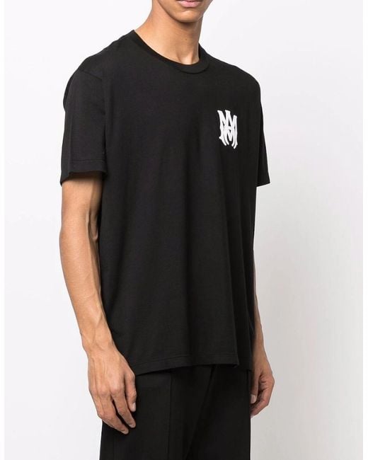 Amiri Black Ma Logo T-Shirt for men