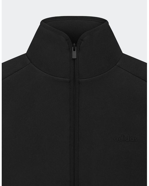 Adidas Black Athletics Tracksuit Top