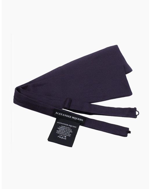 McQueen Blue Bow Tie for men