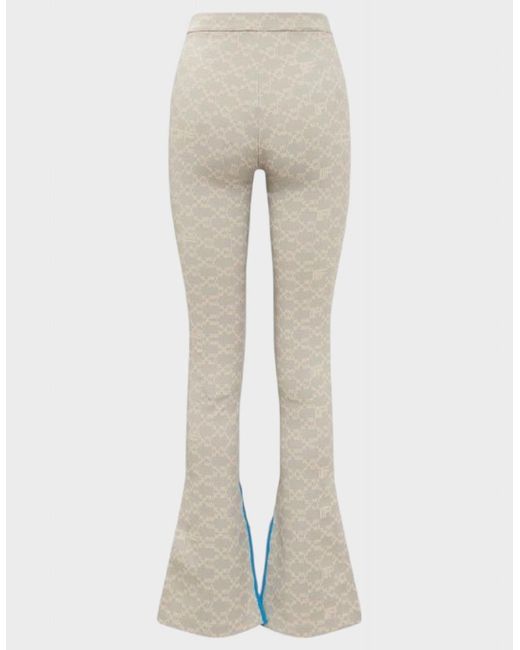 Off-White c/o Virgil Abloh Natural Monogram Split Leggings
