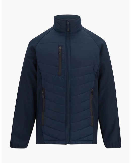 Regatta Blue Full Zip Padded Jacket for men