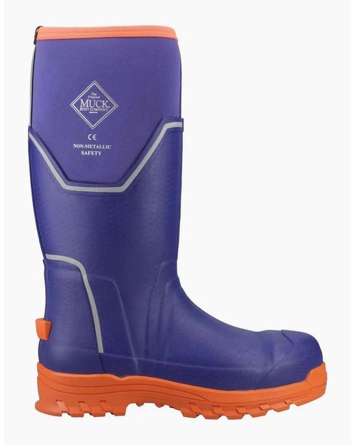 Muck Boot Blue Grit S5 Wellingtons