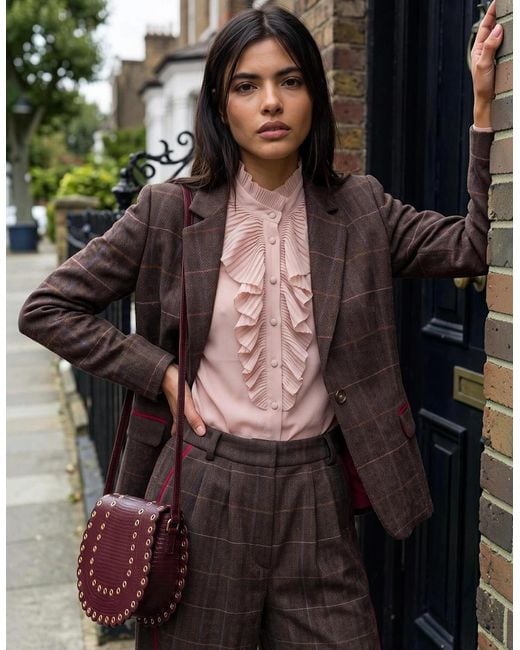 Nooki Design Brown Robina Check Jacket