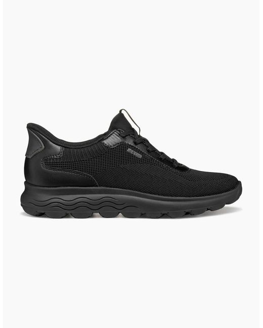 Geox Black D Spherica Plus A Trainers