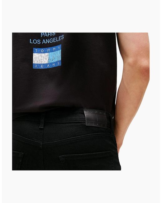 Tommy Hilfiger Black Tommy Jeans Scanton Slim Jeans for men