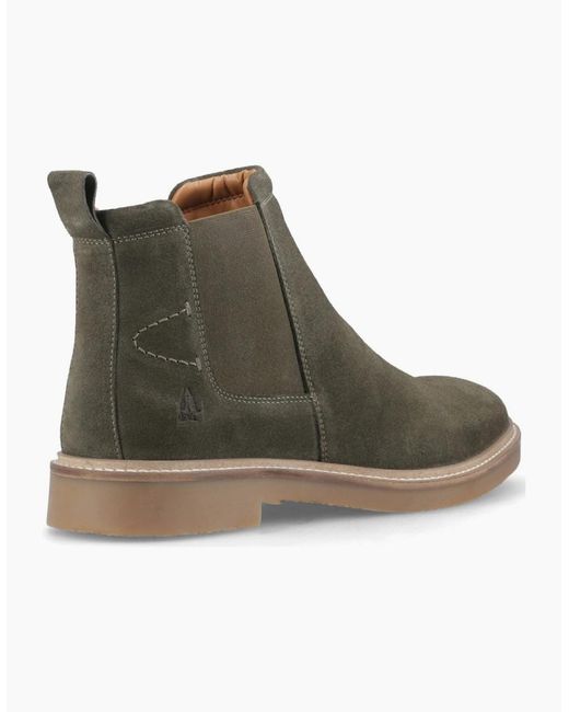 Hush Puppies Green Gareth Chelsea Boots for men