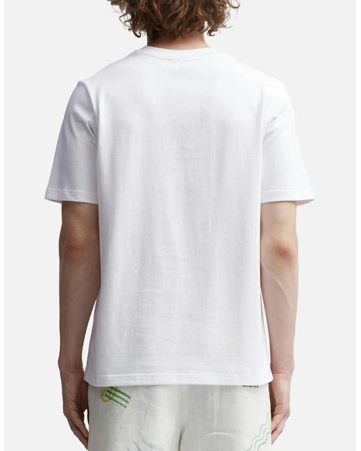 Casablanca White Tennis Club Icon Tee