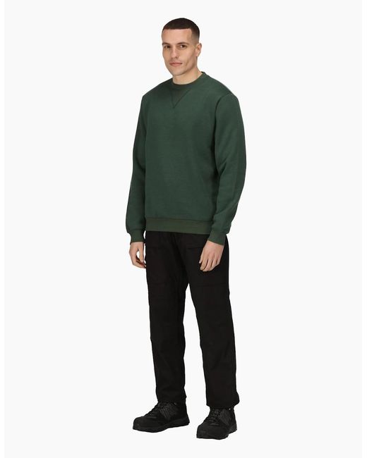 Regatta Green Professional Crew Neck Sweatshirt for men