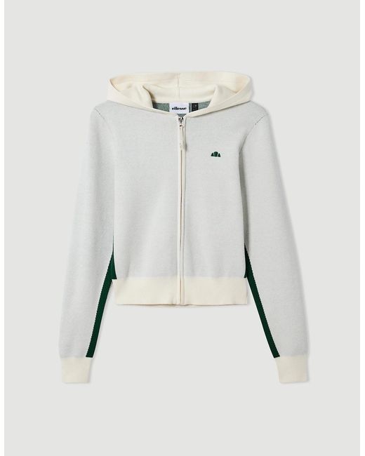 Ellesse Gray Laneisa Knitted Fz Hoodie