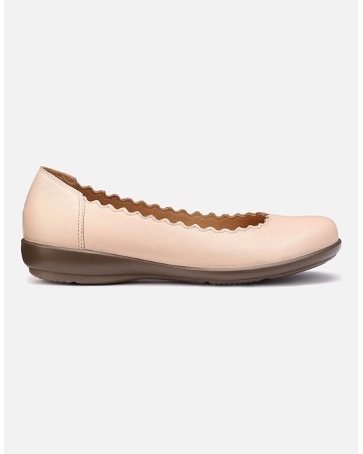Hotter Pink Eider Ballet Pumps