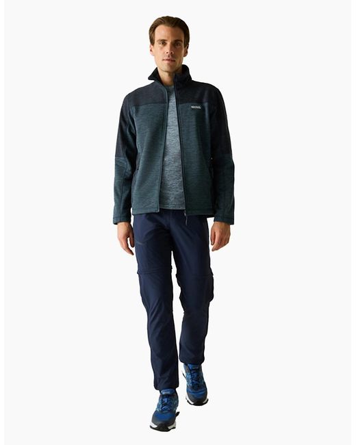 Regatta Blue Highton Fleece Full Zip Midlayer for men