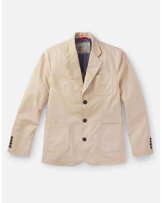 aubi Natural Mareham Patch Pocket Jacket for men