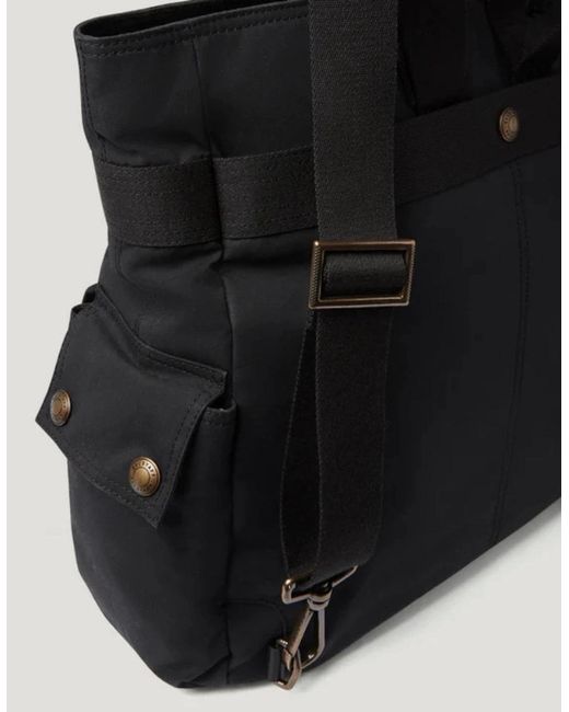 Belstaff Black Trialmaster 2-Way Tote for men