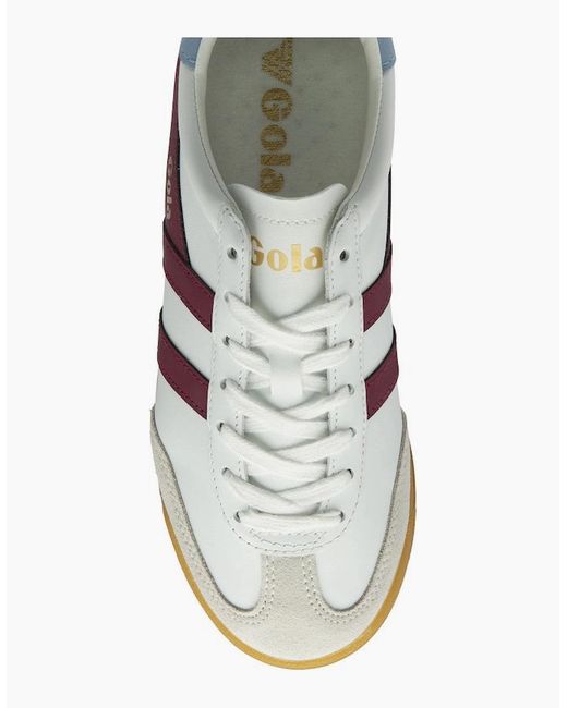 Gola White Torpedo Leather Trainers