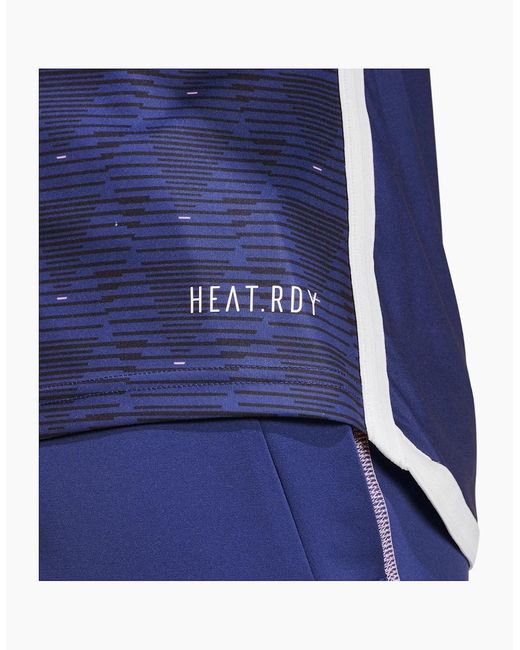 Adidas Blue F Hb Jersey W Gym Top