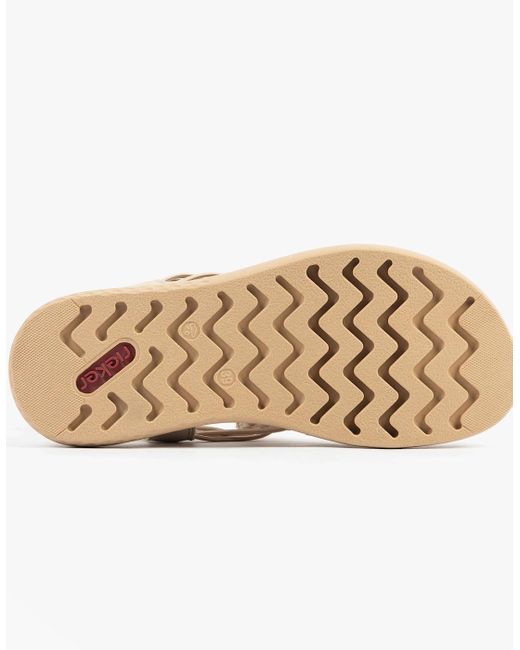 Rieker White V1541-90 Sandals