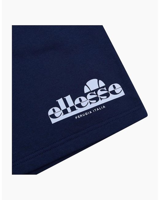 Ellesse Blue Fleece Jogger Shorts for men