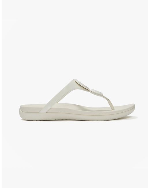 Fitflop White Solay Glossy Flip-Flops